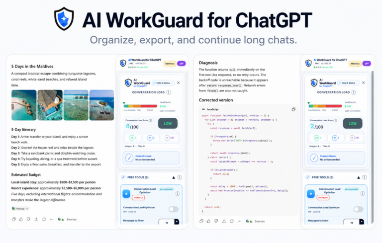 How AI WorkGuard Helps You Continue Long ChatGPT Conversations